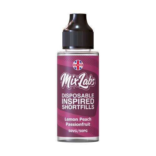 Mix Labs - 100ml Shortfill [Lemon Peach Passionfruit]