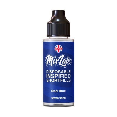 Mix Labs - 100ml Shortfill [Mad Blue] 