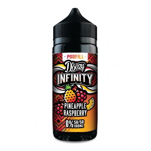 Doozy Vape - Infinity Pod Fill - 100ml [Pineapple Raspberry 50/50]