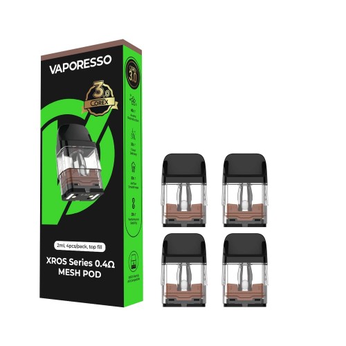 Vaporesso XROS Universal V3 Pods - 4 Pack [0.4ohm Mesh]