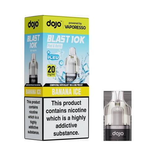 DOJO BLAST 30K Prefilled Pro Pod (Powered by Vaporesso) [Banana Ice 20mg]