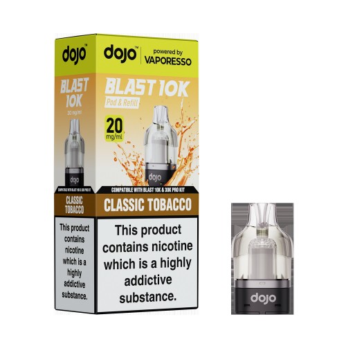 DOJO BLAST 30K Prefilled Pro Pod (Powered by Vaporesso) [Classic Tobacco 20mg]
