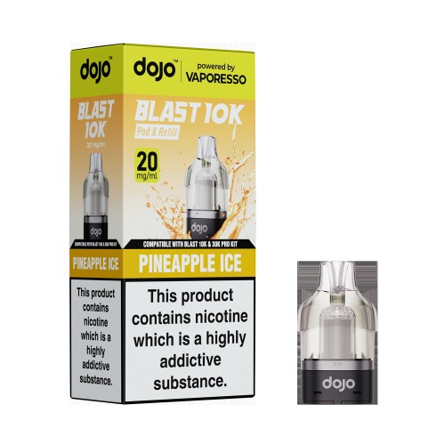 DOJO BLAST 30K Prefilled Pro Pod (Powered by Vaporesso) [Pinapple Ice 20mg]