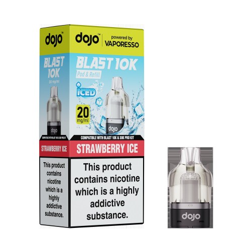 DOJO BLAST 30K Prefilled Pro Pod (Powered by Vaporesso) [Strawberry Ice 20mg]