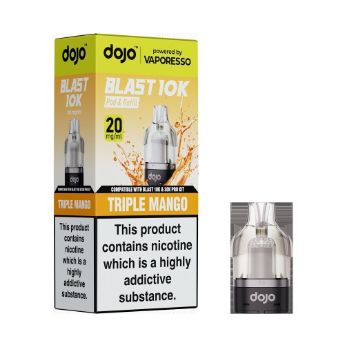 DOJO BLAST 30K Prefilled Pro Pod (Powered by Vaporesso) [Triple Mango 20mg]