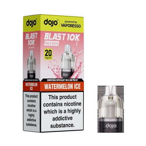 DOJO BLAST 30K Prefilled Pro Pod (Powered by Vaporesso) [Watermelon Ice 20mg]