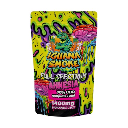 Iguana Smoke - CBD Cartridge 2ml [Amnesia 1400mg]