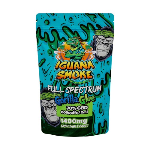 Iguana Smoke - CBD Cartridge 2ml [Gorilla Glue 1400mg]