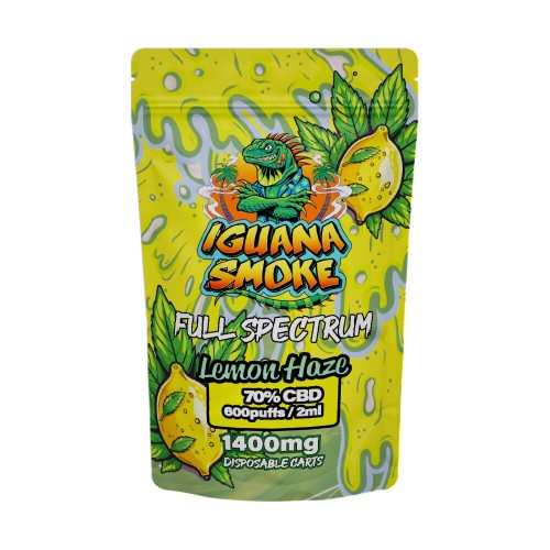 Iguana Smoke - CBD Cartridge 2ml [Lemon Haze 1400mg]