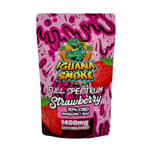 Iguana Smoke - CBD Cartridge 2ml [Strawberry 1400mg]