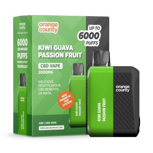 Orange County CBD/CBG Pod Kit [Kiwi Guava 2000mg]