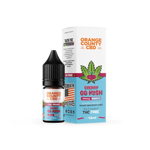 Orange County CBD Cali E-Liquid - 10ml [Cherry OG Kush 300mg]