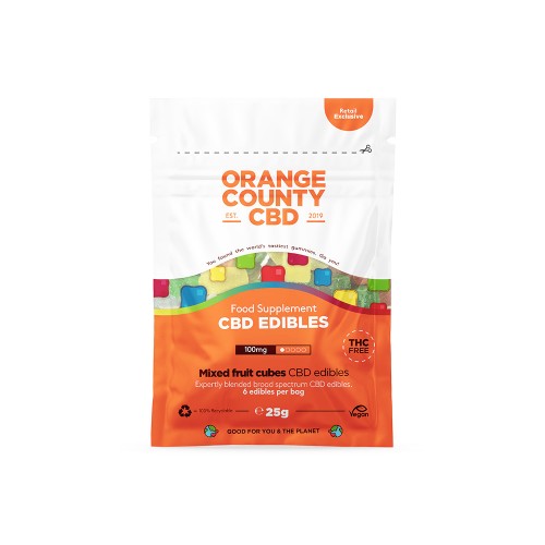 Orange County CBD Mini Grab Bag [Gummy Cubes 100mg]