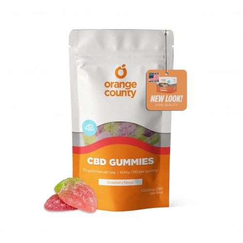 Orange County CBD Grab Bag [Gummy Strawberries 1200mg]