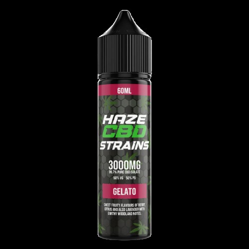 Haze CBD Strains E-Liquid - 60ml [Gelato 3000mg]