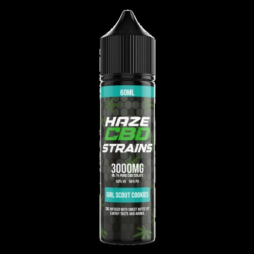Haze CBD Strains E-Liquid - 60ml [Girl Scout Cookies 3000mg]