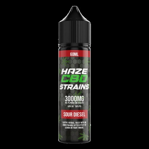Haze CBD Strains E-Liquid - 60ml [Sour Diesel 3000mg]