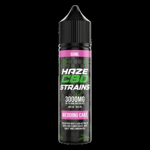 Haze CBD Strains E-Liquid - 60ml [Wedding Cake 3000mg]