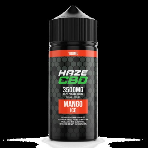 Haze CBD E-Liquid - 100ml [Mango Ice 3500mg]