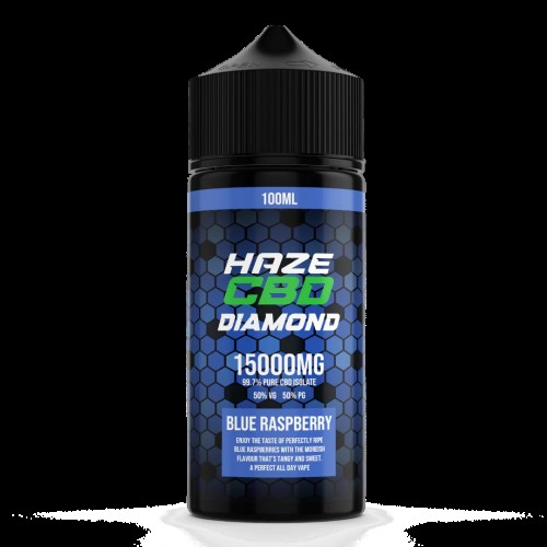 Haze CBD Diamond E-Liquid [Blue Raspberry 15000mg]