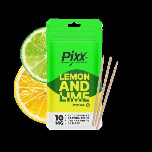 Pixx Nicotine Infused Toothpicks - 20 Pack [Lemon and Lime 10mg]
