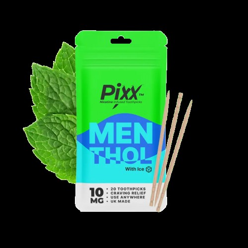 Pixx Nicotine Infused Toothpicks - 20 Pack [Menthol 10mg]