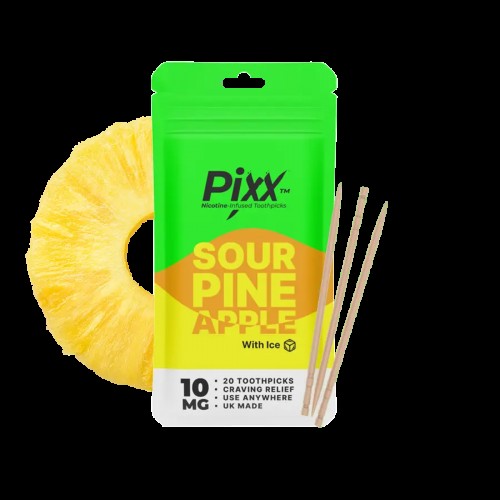 Pixx Nicotine Infused Toothpicks - 20 Pack [Sour Pineapple 10mg]