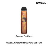 Uwell Caliburn G5 Pod Kit [Orange Feathers]