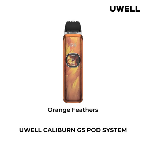 Uwell Caliburn G5 Pod Kit [Orange Feathers]