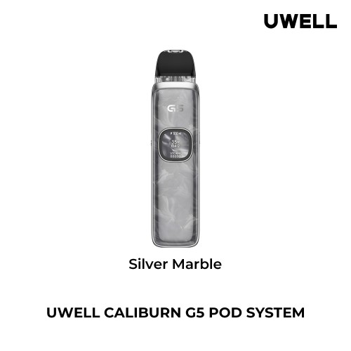 Uwell Caliburn G5 Pod Kit [Silver Marble]