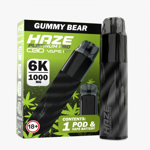 Haze CBD Platinum Pro Pod Kit [Gummy Bear 1000mg]
