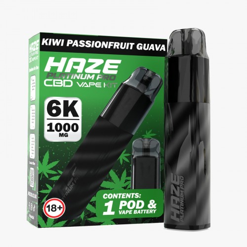 Haze CBD Platinum Pro Pod Kit [Kiwi Passionfruit Guava 1000mg]