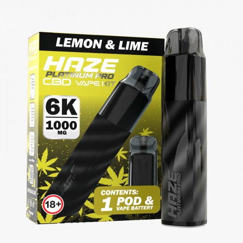Haze CBD Platinum Pro Pod Kit [Lemon and Lime 1000mg]