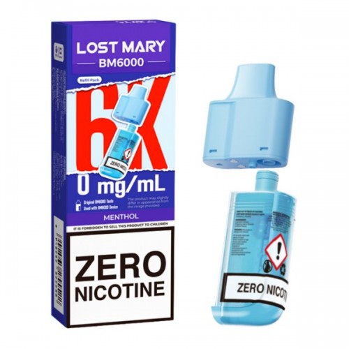 Lost Mary BM6000 Pod & Refill - Menthol [0mg]