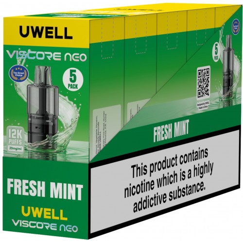 Uwell Viscore Neo Prefilled Pod and Refill 12K [Fresh Mint 20mg]