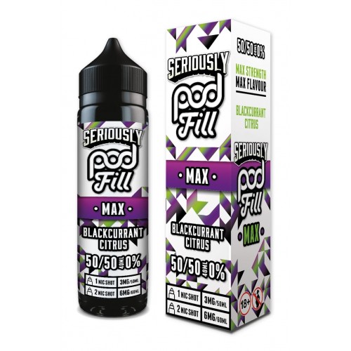 Doozy Vape - Seriously Pod Fill Max - 40ml - Blackcurrant Citrus [50/50]
