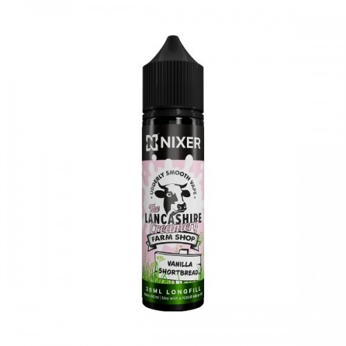 Nixer X The Lancashire Creamery Farm Shop - 30ml - Vanilla Shortbread - Longfill Nixer X The Lancashire Creamery Farm Shop - 30ml - Vanilla Shortbread - Longfill