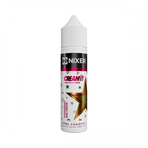 Nixer X Cream It - 30ml - Strawberry and Cream - Longfill