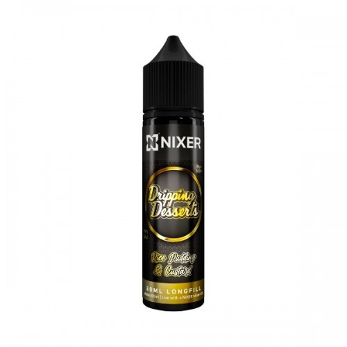 Nixer X Dripping Desserts - 30ml - Rice Pudding & Custard - Longfill