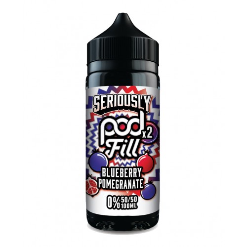 Doozy Vape - Seriously Pod Fill 2 - 100ml [Blueberry Pomegranate]