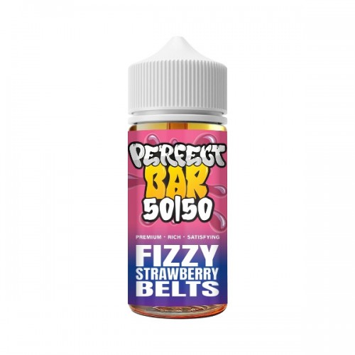 Perfect Bar 50/50 - 100ml - Fizzy Strawberry Belts [0MG]