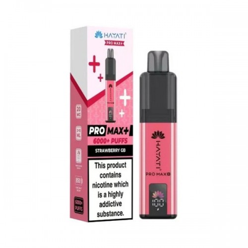 Hayati Pro Max+ 6000+ - Pod Kit [Strawberry GB]