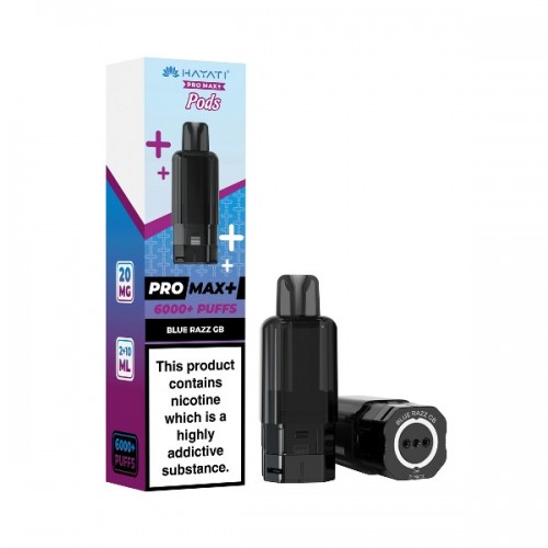 Hayati Pro Max+ Replacement - Pod [Blue Razz GB]