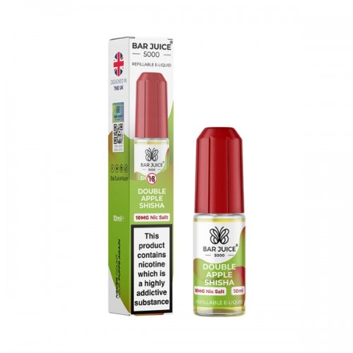 Bar Juice - Nic Salt - Double Apple Shisha [10MG]