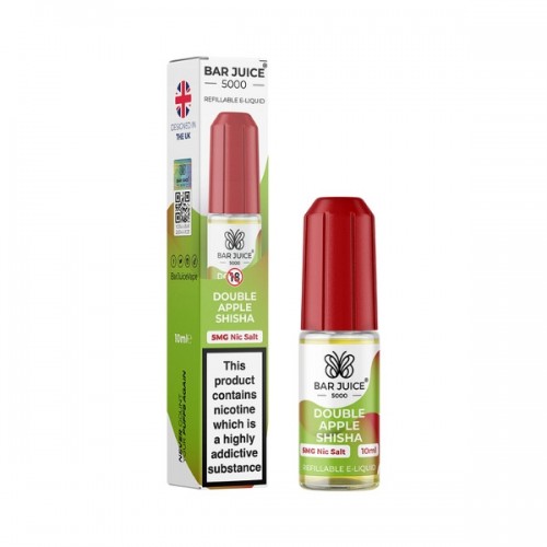 Bar Juice - Nic Salt - Double Apple Shisha [5MG]
