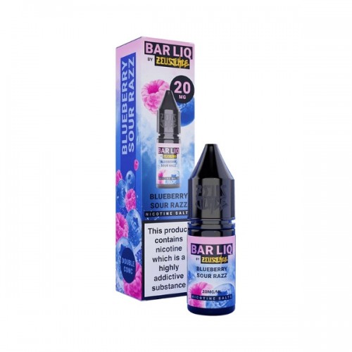Zeus Juice Bar Liq - Nic Salt - Blueberry Sour Razz [5MG]
