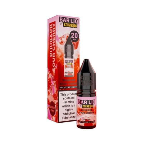 Zeus Juice Bar Liq - Nic Salt - Rhubarb Sour Cherry [5MG]