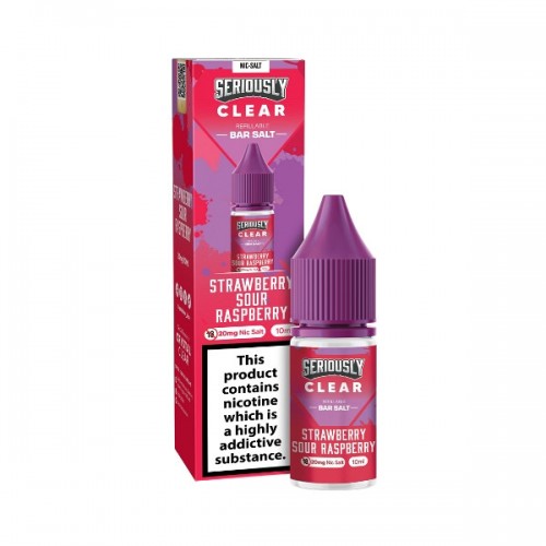 Seriously Clear - Nic Salt - Strawberry Sour Raspberry [5MG]