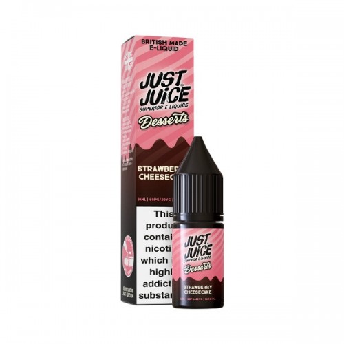 Just Juice Desserts - Nic Salt - Strawberry Cheesecake [10MG]