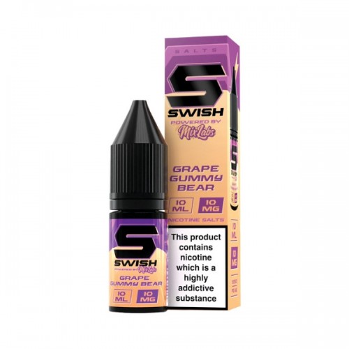 Swish X Mix Labs - Nic Salt - Grape Gummy Bear [10MG]